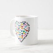 Mug Professeurs de coeur de coeurs (Devant gauche)