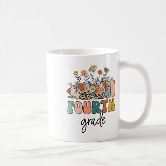 Mug Professeurs de quatrième année rétro Léopard Ck à (Droite)