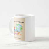 Mug Professeurs Vintage Globe Books Parti de retraite (Devant gauche)