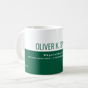 Mug Profession demi-chasseur-vert demi-blanc