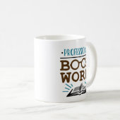 Mug Professional Bookworm Avid Book Reader (Devant droit)