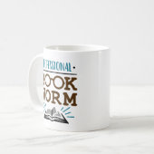 Mug Professional Bookworm Avid Book Reader (Devant gauche)