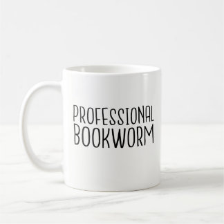 Mug Professional Bookworm - pour les bibliothécaires,