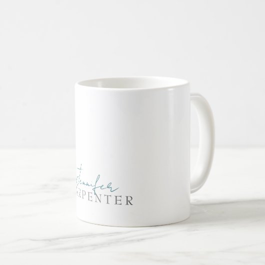 Mug Professional elegant modern minimalist plain (Devant droit)