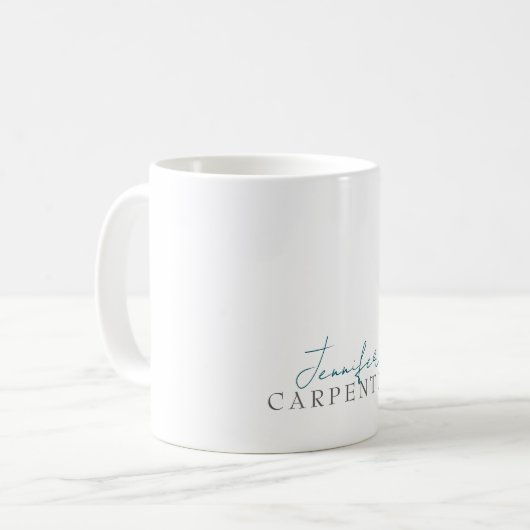 Mug Professional elegant modern minimalist plain (Devant gauche)