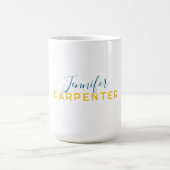 Mug Professional elegant modern minimalist plain (Centre)