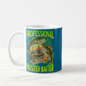 Mug Professional Master Baiter Funny Fishing Meme Boot (Gauche)
