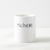 Mug Professional Modern Minimalist Plain Own Name (Centre)