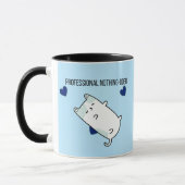 Mug Professional Nothing-Doer | Funny Mini Dog Coffee  (Gauche)