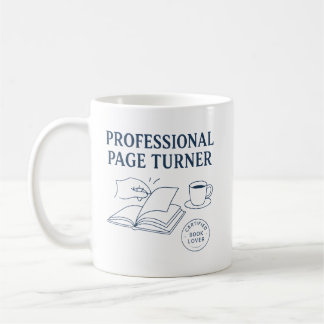 Mug Professional Page Turner Funny Bookish Gift Idea