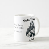 Mug   Professional Scuba Diver Funny Personalize (Devant droit)