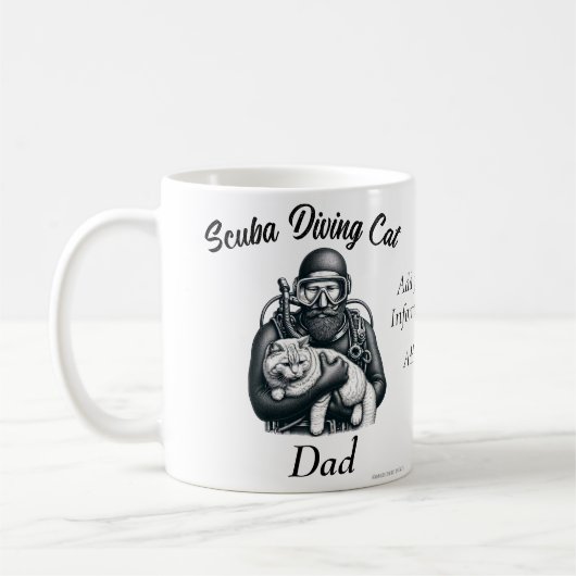 Mug   Professional Scuba Diver Funny Personalize (Gauche)