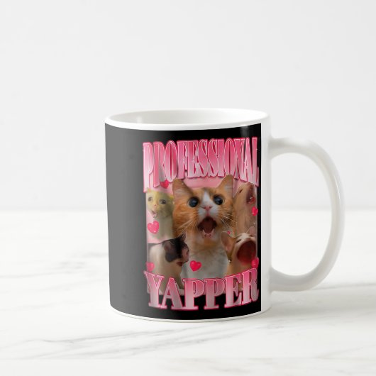 Mug Professional Yapper Cat Funny Oddly Specific Dank (Droite)