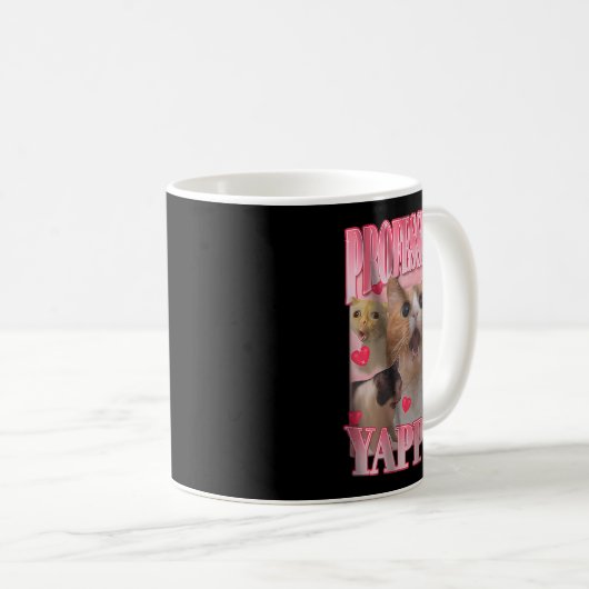 Mug Professional Yapper Chat Drôle Mème (Devant droit)