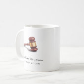 Mug Professionnel Avocat Procureur luxe (Devant gauche)