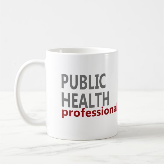 Mug professionnel de la santé publique (Gauche)