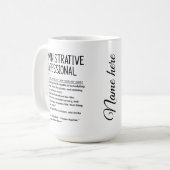 Mug Professionnel de l'administration (Devant gauche)
