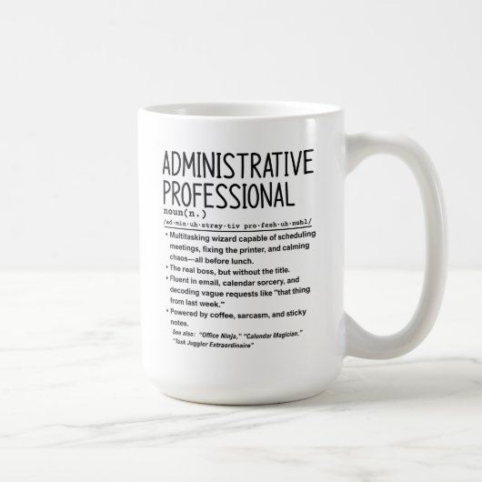 Mug Professionnel de l'administration (Droite)