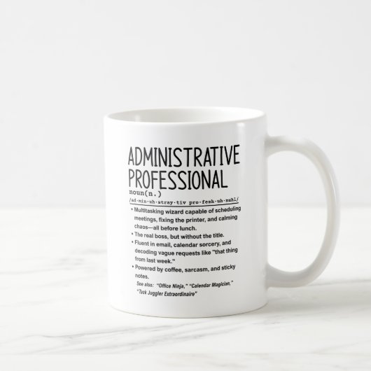 Mug Professionnel de l'administration (Droite)