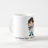 Mug Professionnel Médicale mignon personnalisé (Devant gauche)