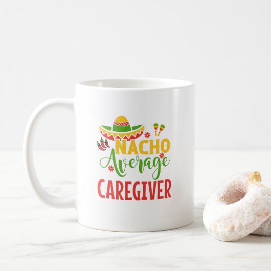 Mug Professionnel Mère de soins de santé Travailleur d (Avec donut)