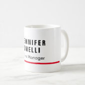 Mug Professionnel minimaliste moderne tendance (Devant droit)