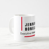 Mug Professionnel minimaliste moderne tendance (Devant gauche)