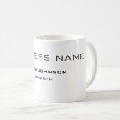Mug Professionnel Moderne Plain Simple (Devant droit)