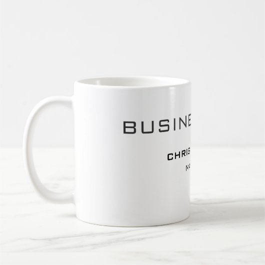 Mug Professionnel Moderne Plain Simple (Gauche)