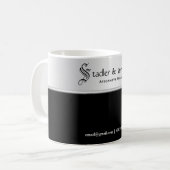 Mug Professionnel noir noir masculin (Devant gauche)