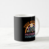 Mug Professionnel Overthinker Maman Hobby Mère Pastime (Devant droit)