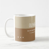 Mug Professionnel (professionnel) 2 Tones Brown café M (Gauche)