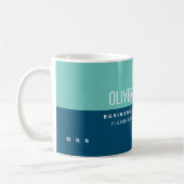 Mug Professionnel (professionnel) 2 tons bleu (Gauche)