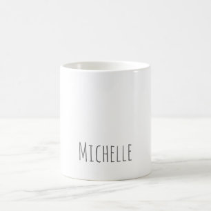 Mug Professionnel Unique Classique Simple Votre Nom