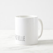 Mug Professionnel Unique Classique Simple Votre Nom (Devant droit)