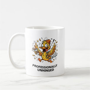 Mug Professionnellement Dérangé - Humour de Travail de