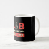 Mug Professionnels du laboratoire Sauver des vies Tech (Devant droit)