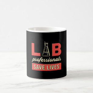 Mug Professionnels du laboratoire Sauver des vies Tech