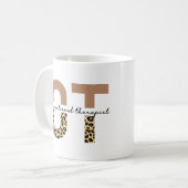 Mug Professithérapeute OT cheetah cadeaux (Devant gauche)
