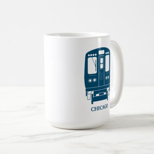 Mug Profil Blue Chicago "L" (Devant droit)