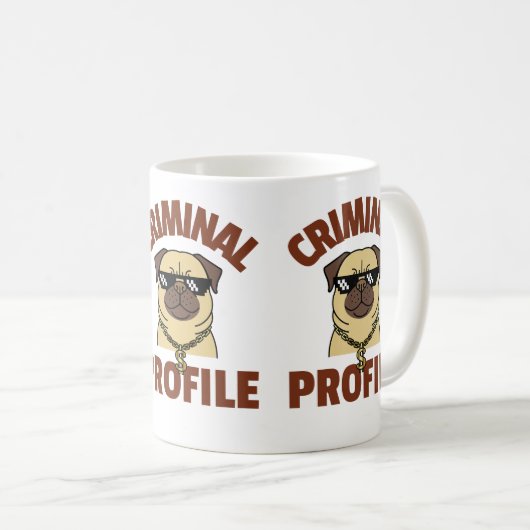 Mug Profil criminel (Devant droit)
