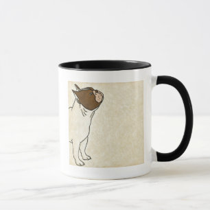 Mug Profil de bouledogue français recherchant