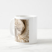 Mug Profil de femme ange visage (Devant gauche)