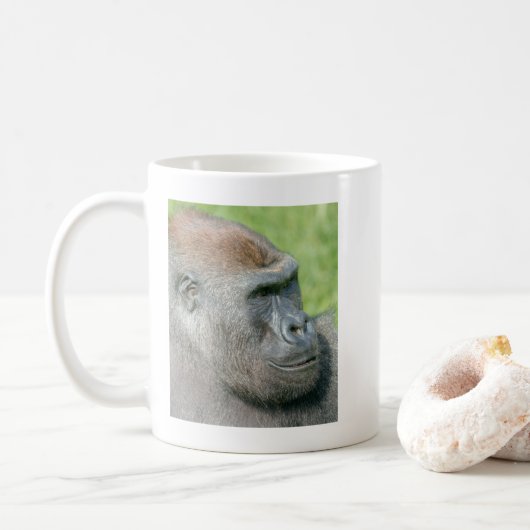 Mug Profil de la corde de Gorilla (Avec donut)