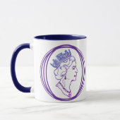 Mug Profil de la Reine Elizabeth (Gauche)