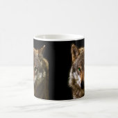 Mug Profil de loup avec l'arrière - plan editable de ~ (Centre)