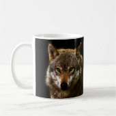 Mug Profil de loup avec l'arrière - plan editable de ~ (Gauche)