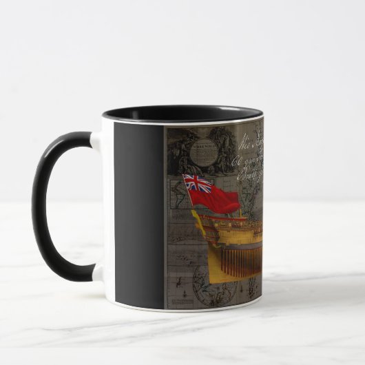 Mug Profil de peinture du navire Jersey (Gauche)