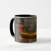 Mug Profil de peinture du navire Jersey (Devant gauche)