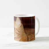 Mug Profil de visage de chat Tabou orange (Devant droit)